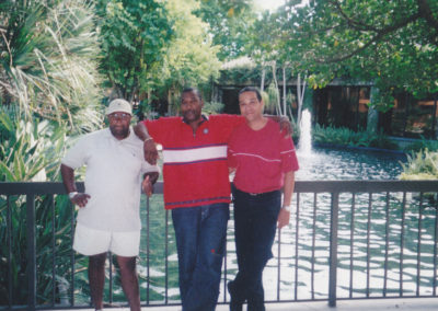 Harold Singamalon, Jacky Rapon & Jeff Wainwright @ Don Shula Hotel in Miami 2002
