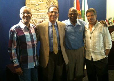 Mayor Suarez, Jeff Wainwright & The Crew