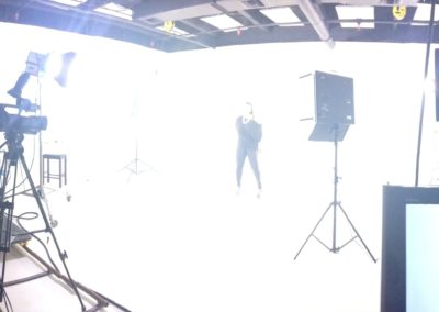Sabine Francoeur CYC Studio Panoramic View during Assez De Toi video shoot